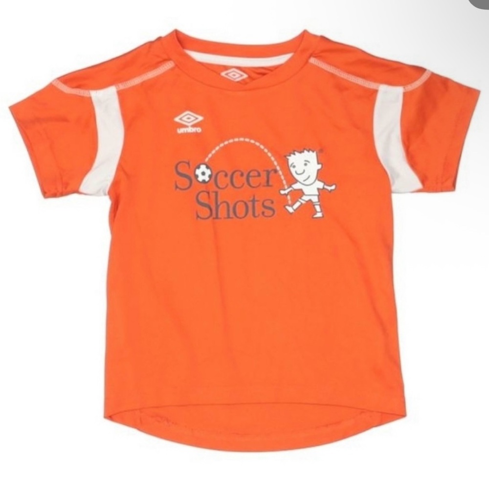Umbro Kids Orange Soccer Jersey from Soccer Shots size small